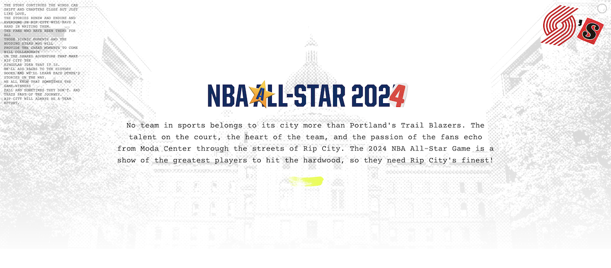 All Star 2024 Hero Section