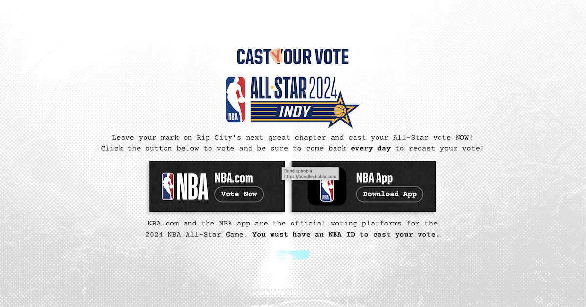 All Star Vote Section