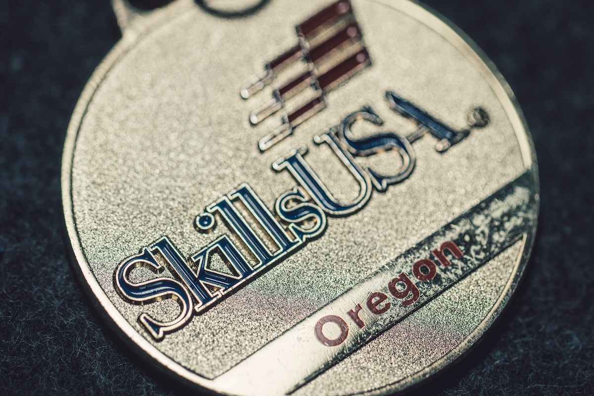 Skills USA State Medalion